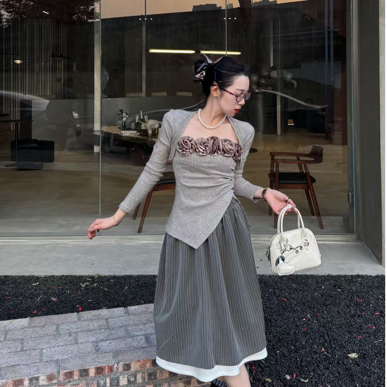 2025春夏新款潮流腋下百搭网红复古单肩斜挎包时尚女包 5292