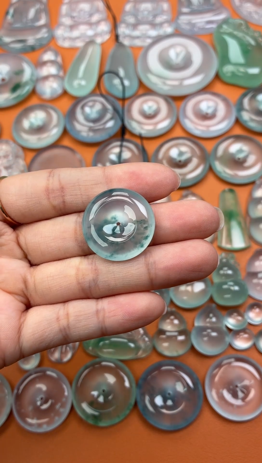 吊坠(不含链)未镶嵌翡翠34 平安扣 23.9 5.9