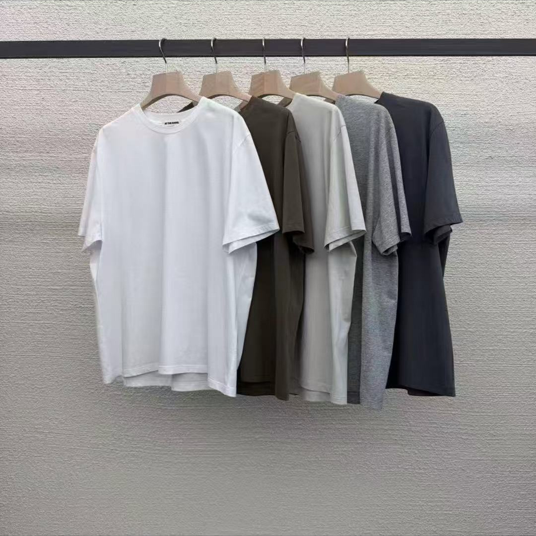 韩国东大门正品代购 at五色宽松百搭休闲圆领短袖T恤(no退 no换）