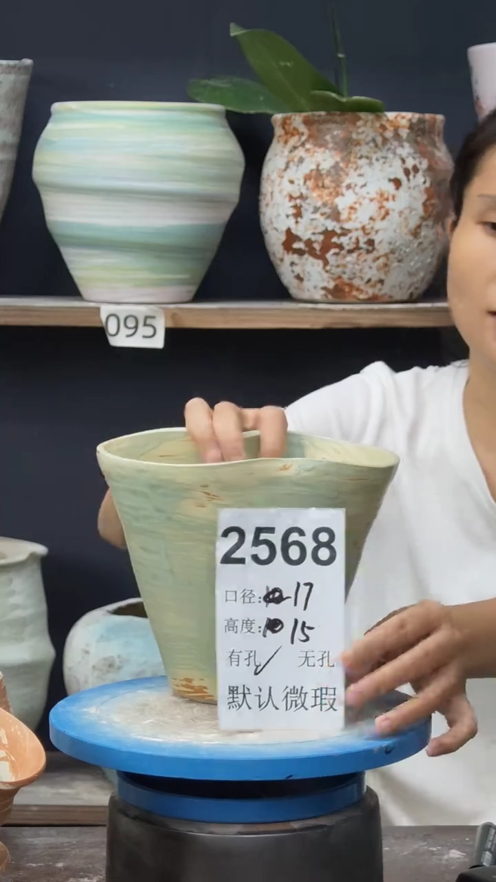 江西景德镇花盆默认微瑕2568