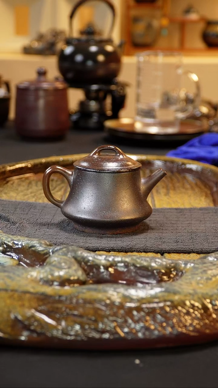 紫砂柴烧纯自然柴烧