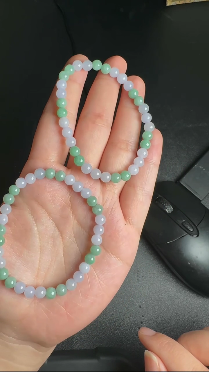 【闪购商品】翡翠手串未镶嵌WY0221040多样性发一
