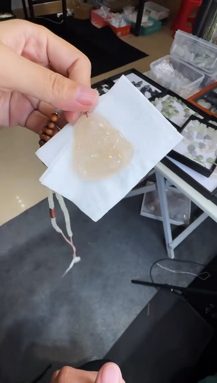 【闪购商品】和田玉颈饰未镶嵌45藕粉佛公