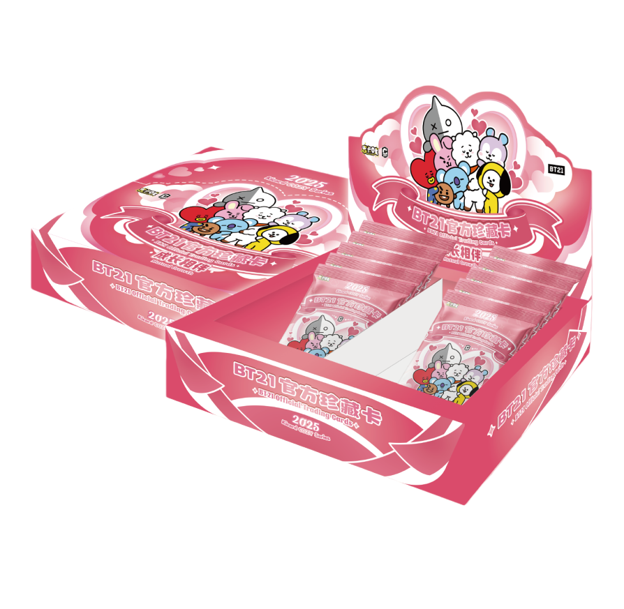 【拆盒】吉卡哇 × BT21《成长相伴》官方收藏卡【桃气苞】