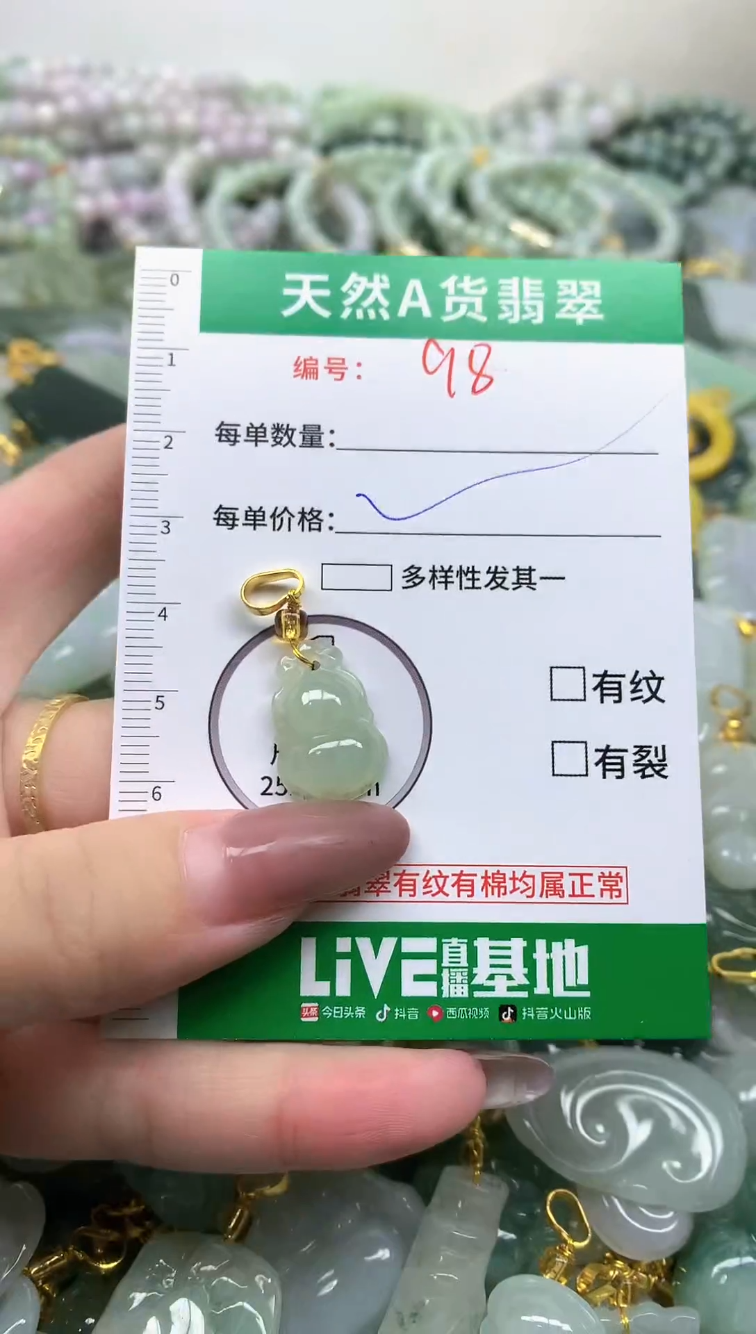 颈饰未镶嵌翡翠未镶嵌a货翡翠-98