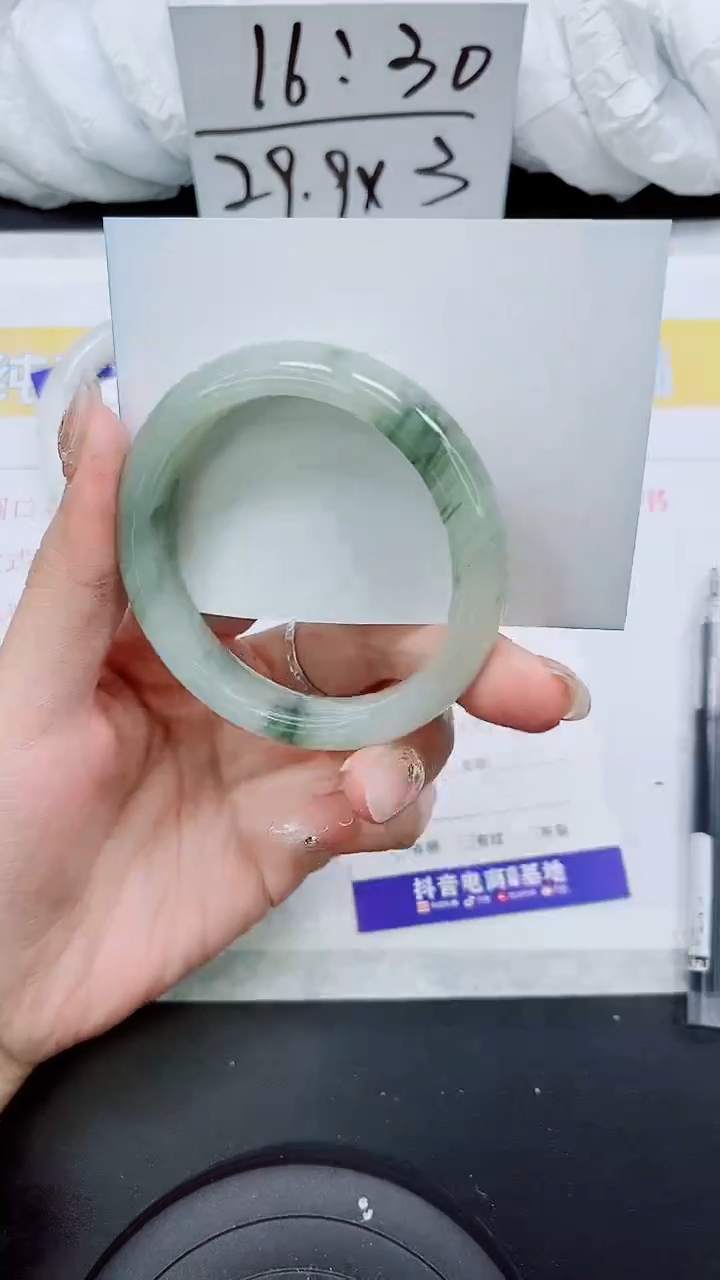 【闪购商品】石英质玉手镯未镶嵌S183-55/56