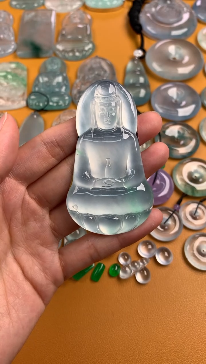 颈饰未镶嵌翡翠70-39.9-6.4