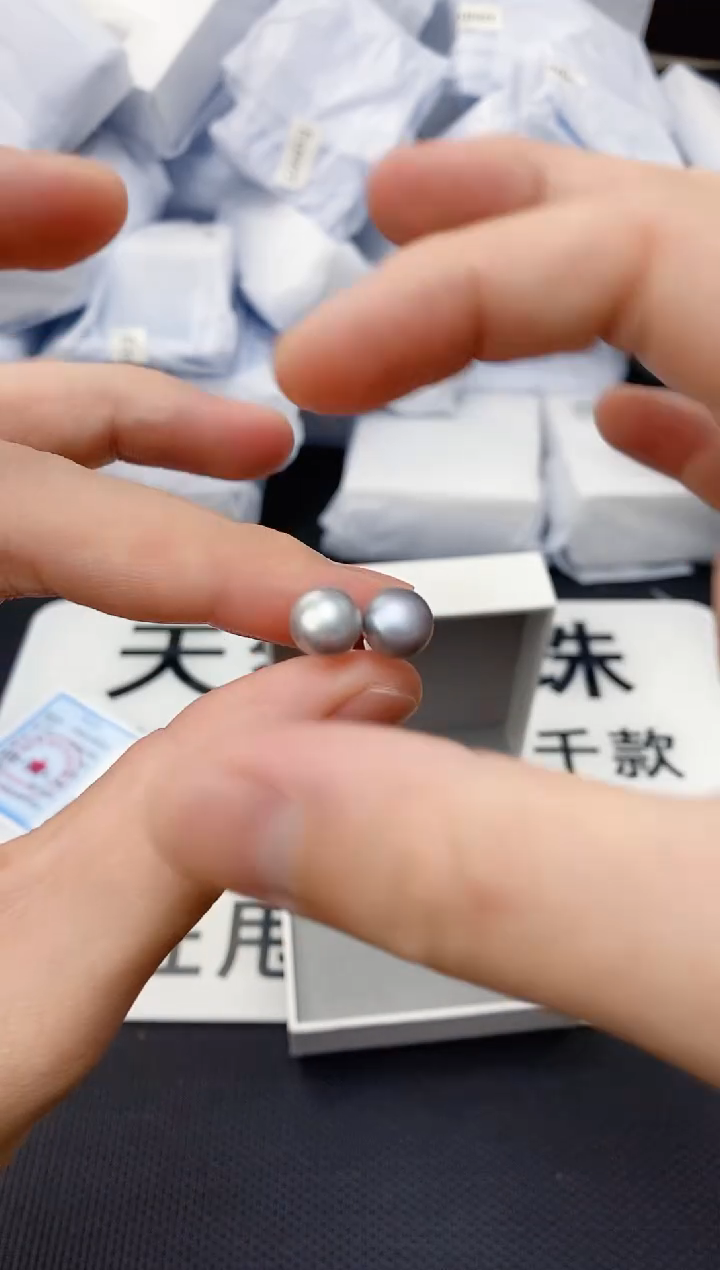 未镶嵌耳饰淡水珍珠ed1001