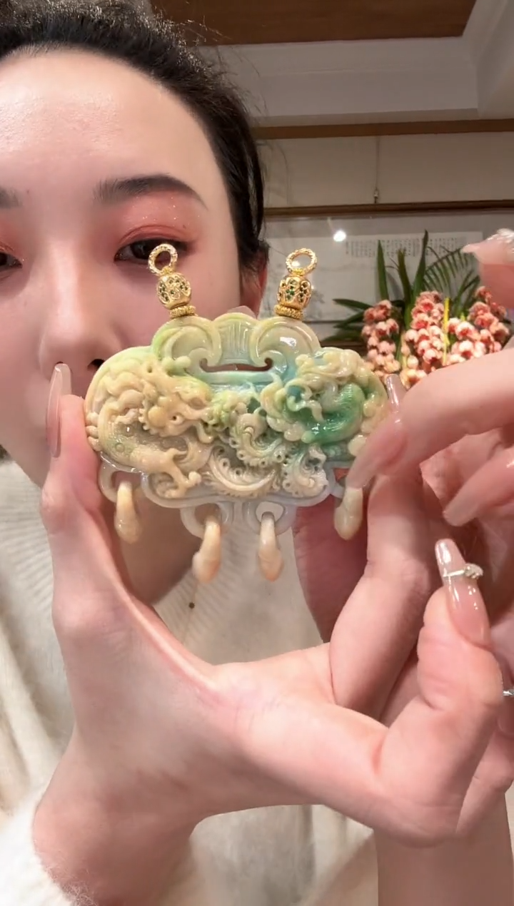 【闪购商品】翡翠颈饰未镶嵌国风