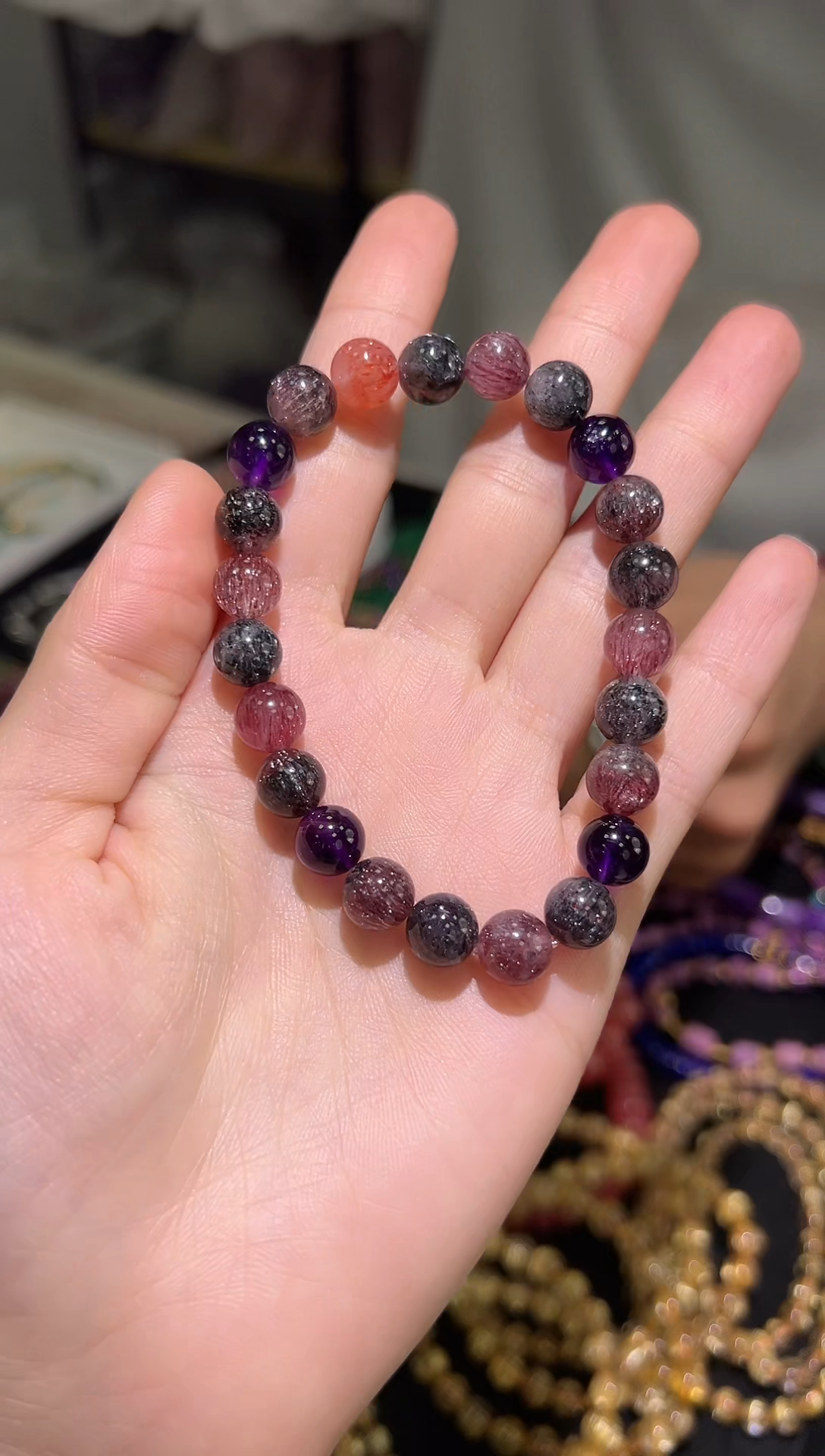 【闪购商品】水晶手串未镶嵌0118s040多样性发一