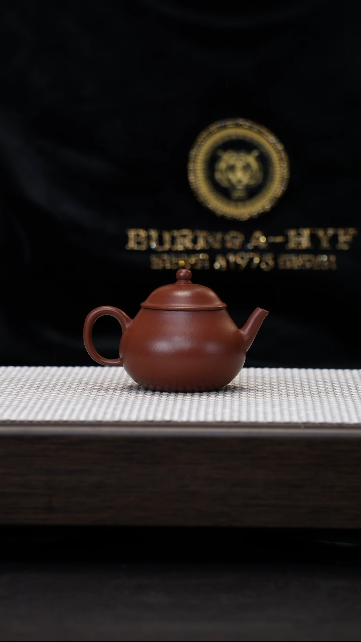 【闪购商品】紫砂茶壶原矿紫砂壶朱泥大红袍孟臣小品100cc