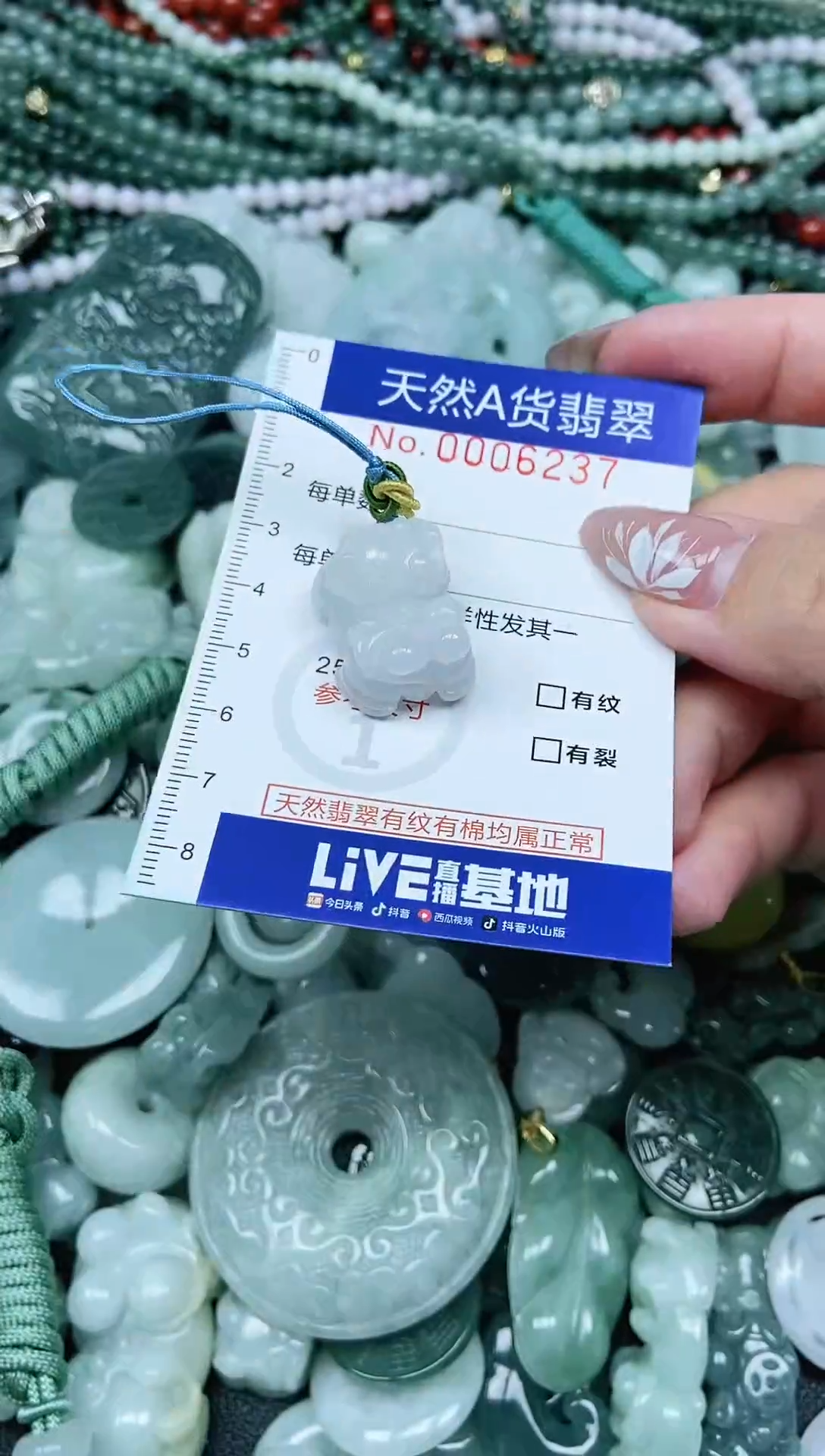 颈饰未镶嵌翡翠天然A货 支持复检