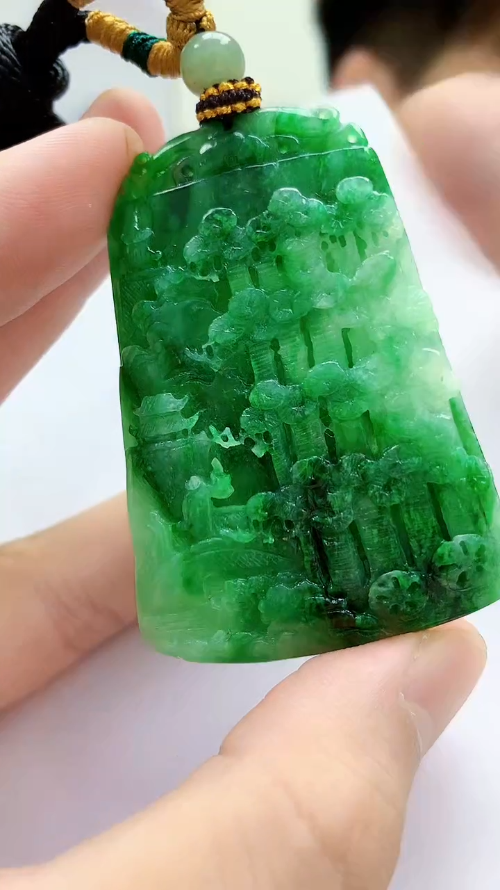 未镶嵌定制翡翠4868bb-毛货挂件25