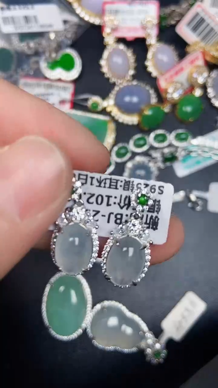 银S925镶嵌戒指翡翠2280