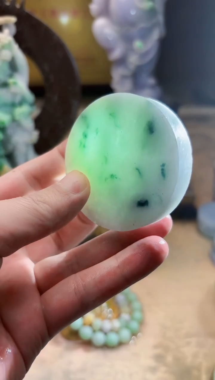 未镶嵌挂件翡翠A货张麦9435