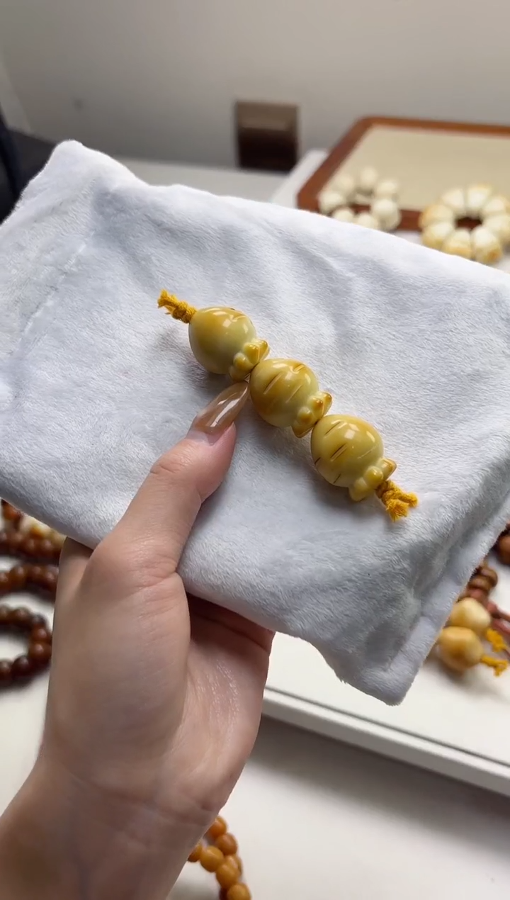 手串菩提根/象牙果象牙果胡萝卜20*25mm棒棒糖