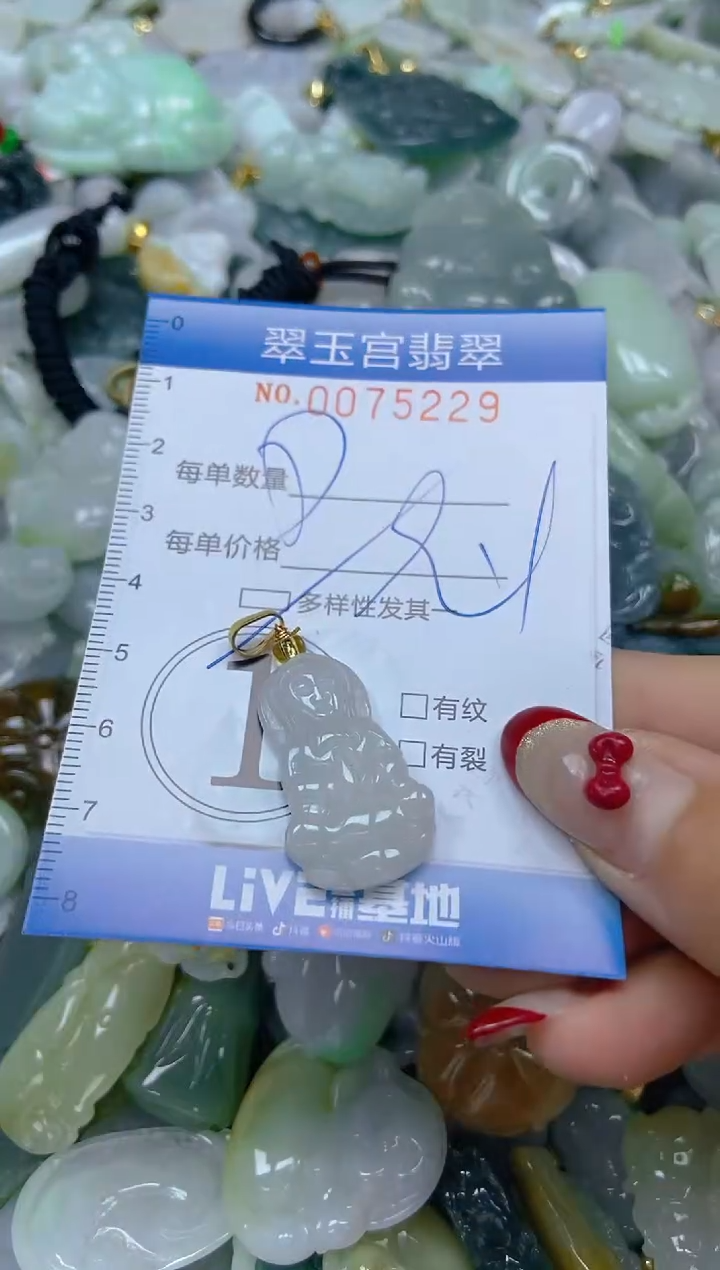 【闪购商品】翡翠颈饰未镶嵌闪购0075229多样性发其一