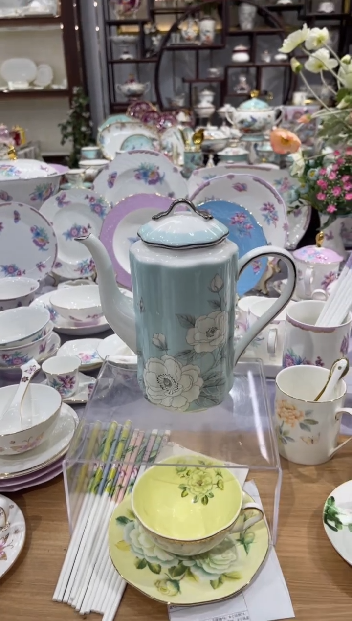 45%以上骨粉骨瓷茶壶