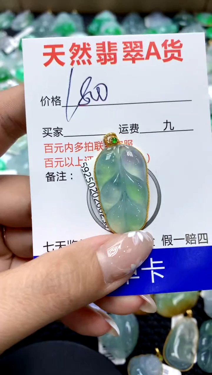 【闪购商品】翡翠颈饰18K金镶嵌111111111111