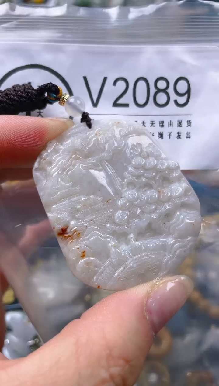 【闪购商品】翡翠颈饰未镶嵌/V/翡翠A货一图一物