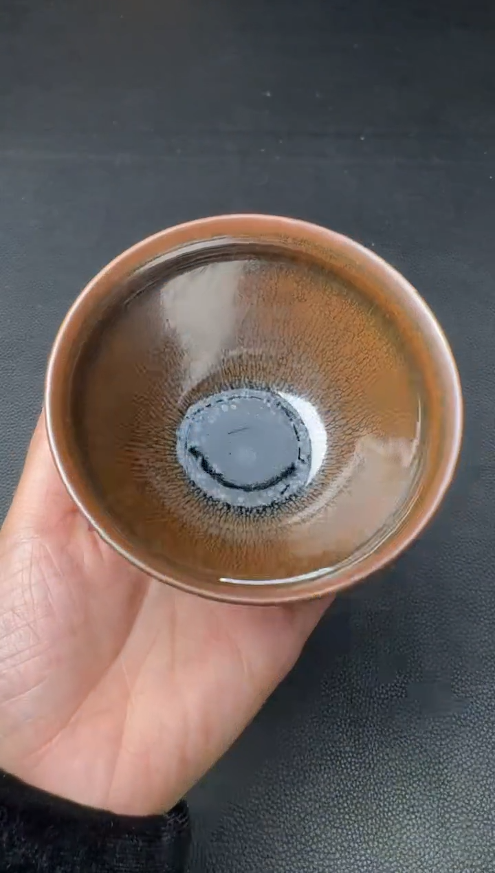 【闪购商品】茶盏建盏故事刘金龙柴烧盏87