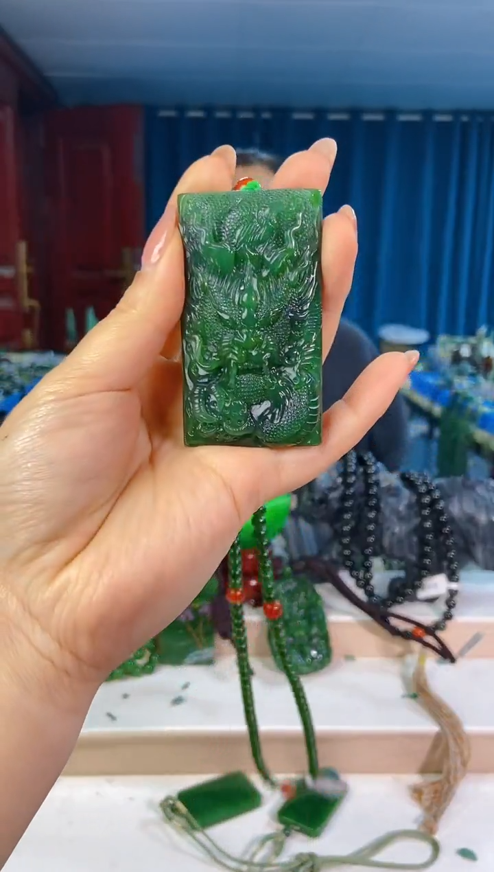 和田玉未镶嵌挂件1