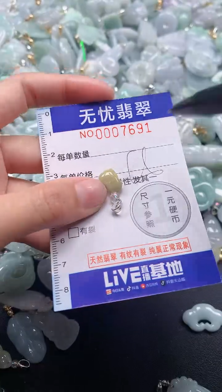 颈饰未镶嵌翡翠7691
