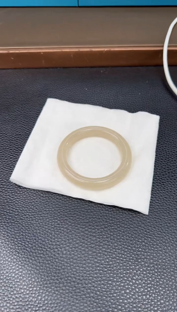 【闪购商品】和田玉.未镶嵌藕粉正装镯53-58