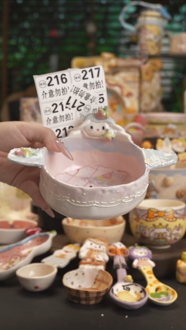 ฅ****ฅ【原创设计】景德镇手绘陶瓷