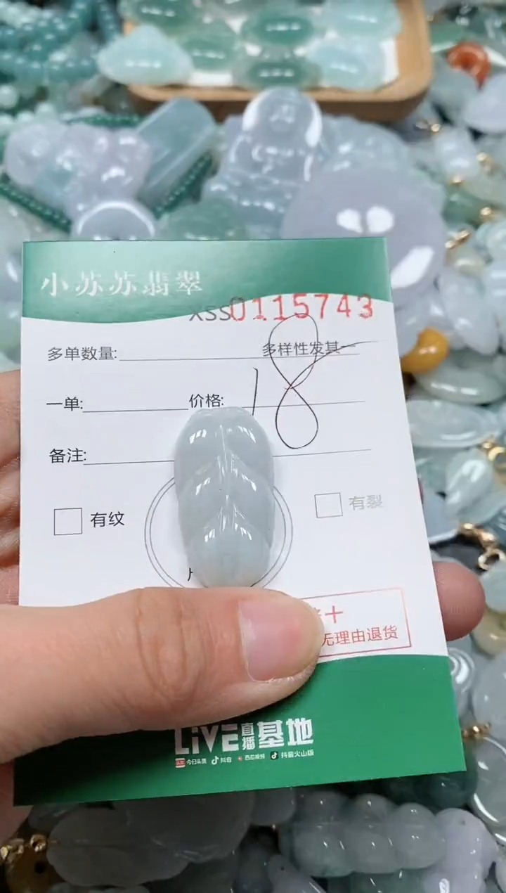 【闪购商品】翡翠颈饰未镶嵌闪购商品0115743