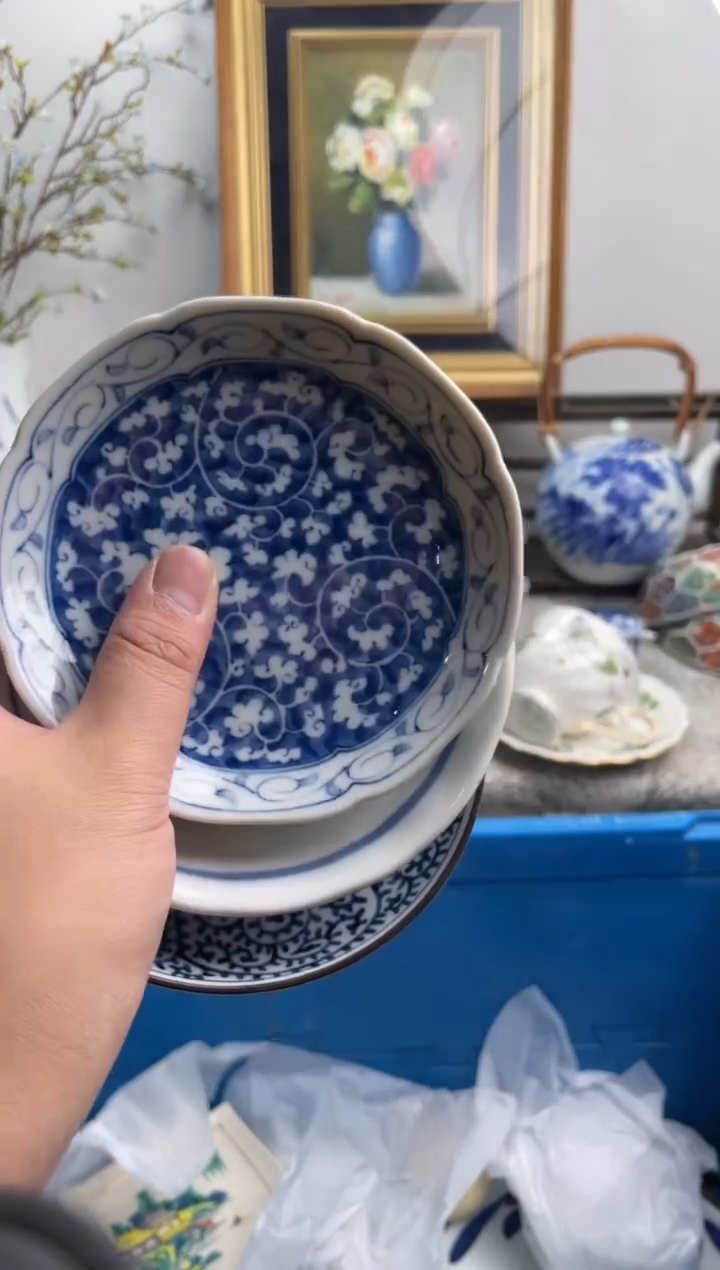 瓷片花**语166-H-          