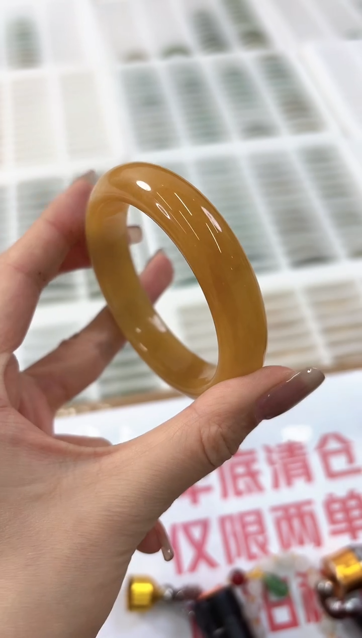 未镶嵌手镯石英质玉218-58HU