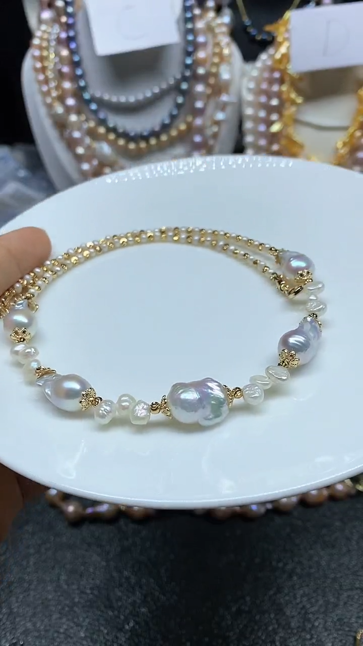 【闪购商品】淡水珍珠颈饰未镶嵌多人