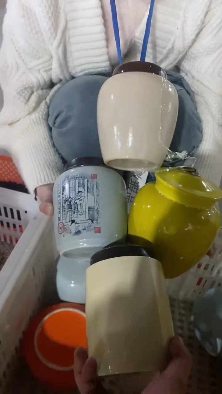 【闪购商品】罐陶瓷茶叶罐存茶罐密封罐