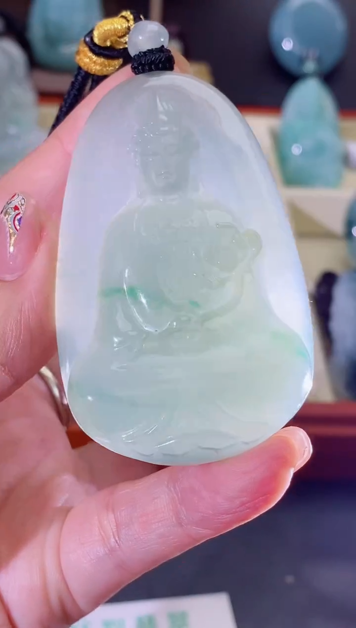 颈饰未镶嵌翡翠缅甸天然翡翠