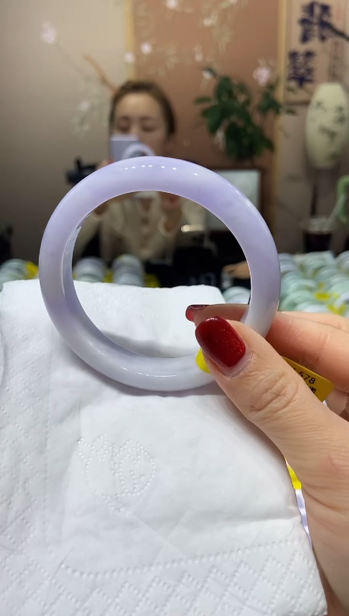 【闪购商品】翡翠手镯未镶嵌57 58圈口