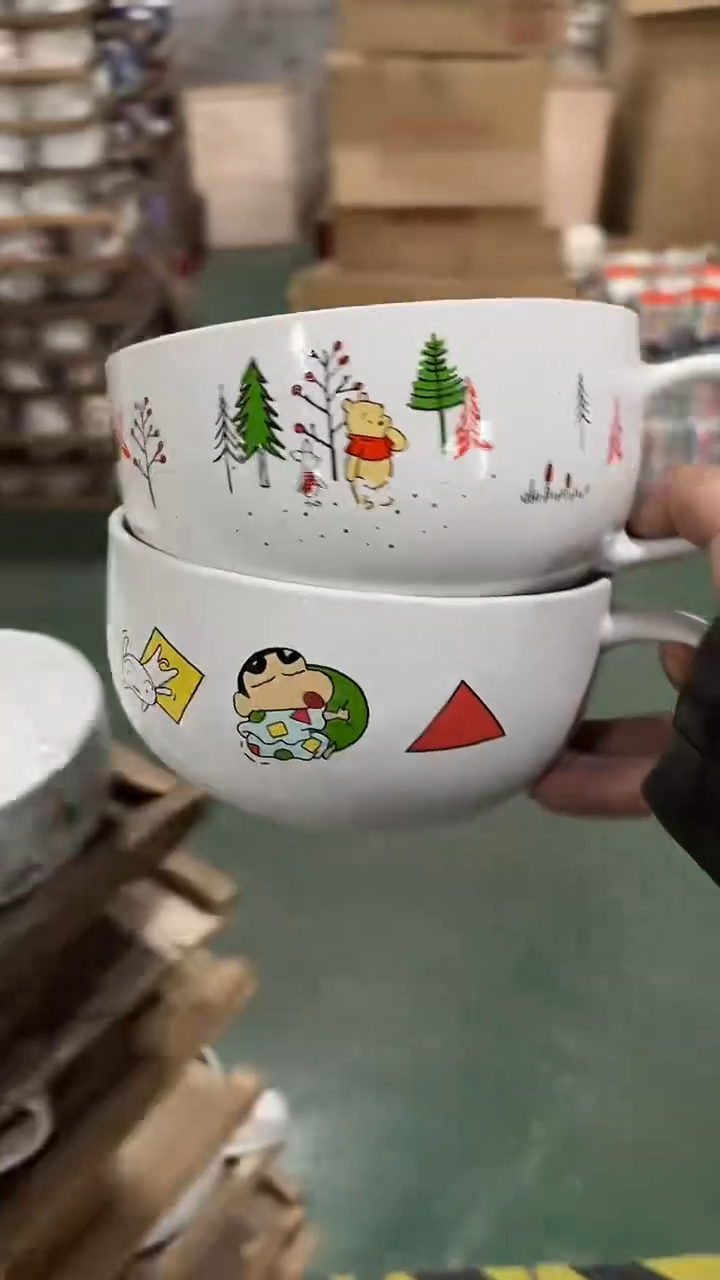 陶瓷手柄款家湖高温陶瓷杯 微瑕