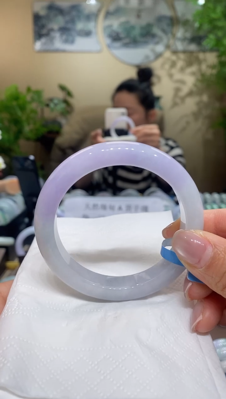 【闪购商品】翡翠手镯未镶嵌翡翠54-55