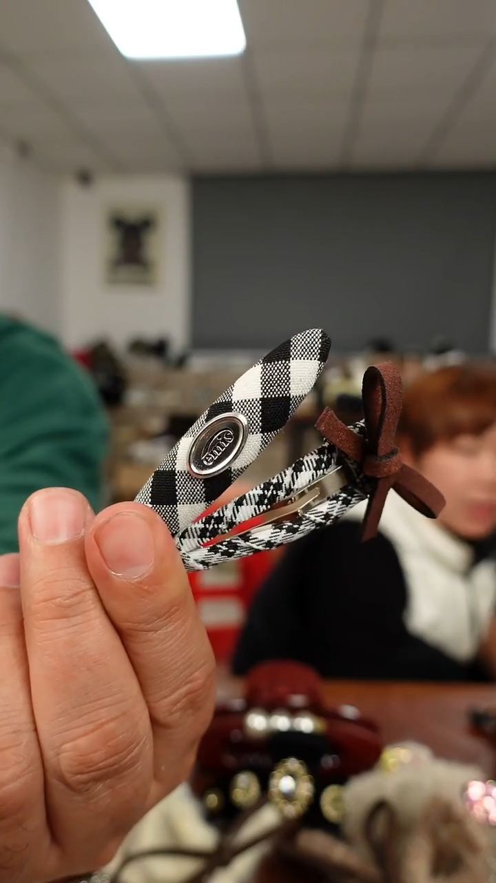 非金属布艺对 夹  