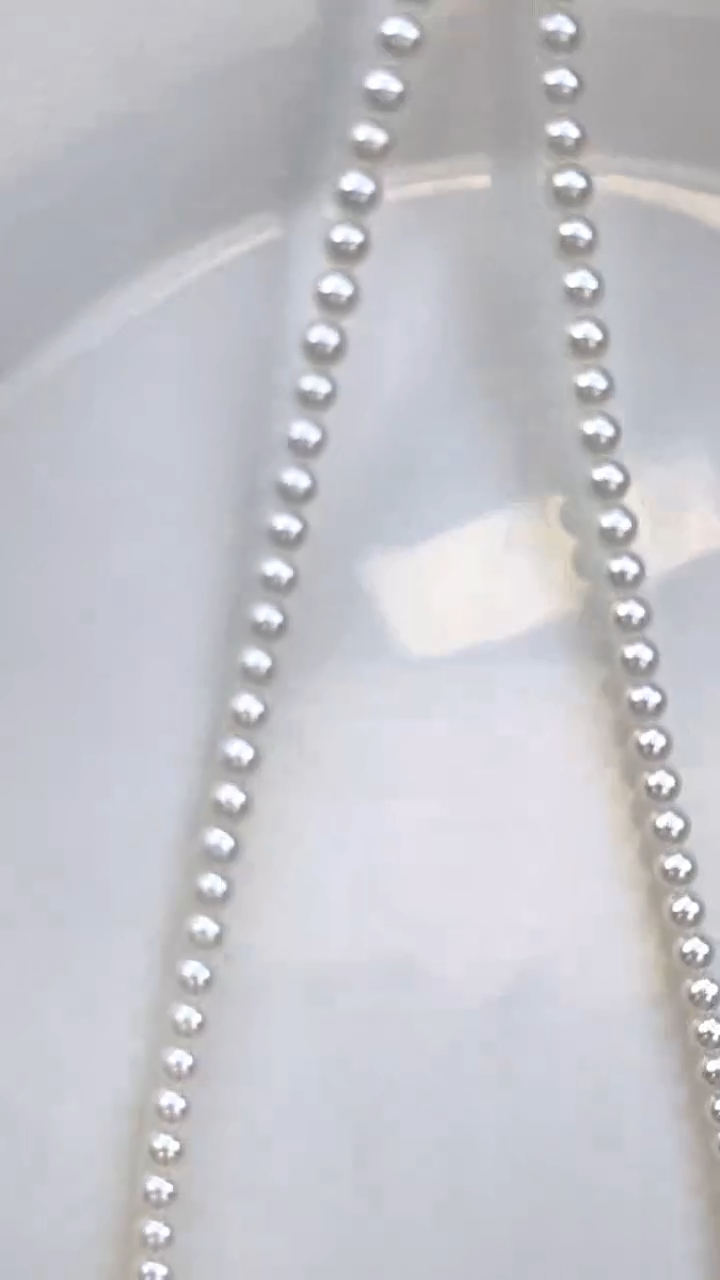 淡水珍珠14K金镶嵌项链3.5-4