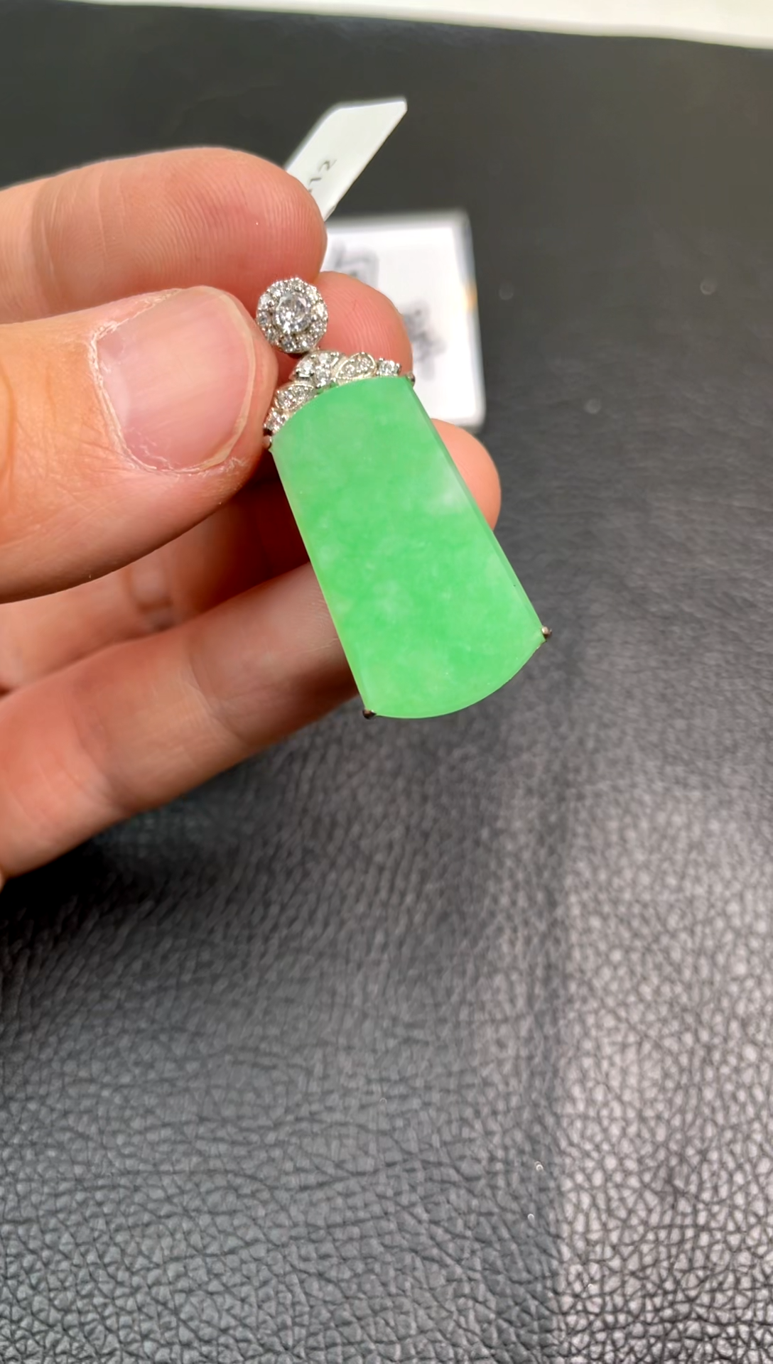 【闪购商品】翡翠吊坠(不含链)银S925镶嵌吊坠