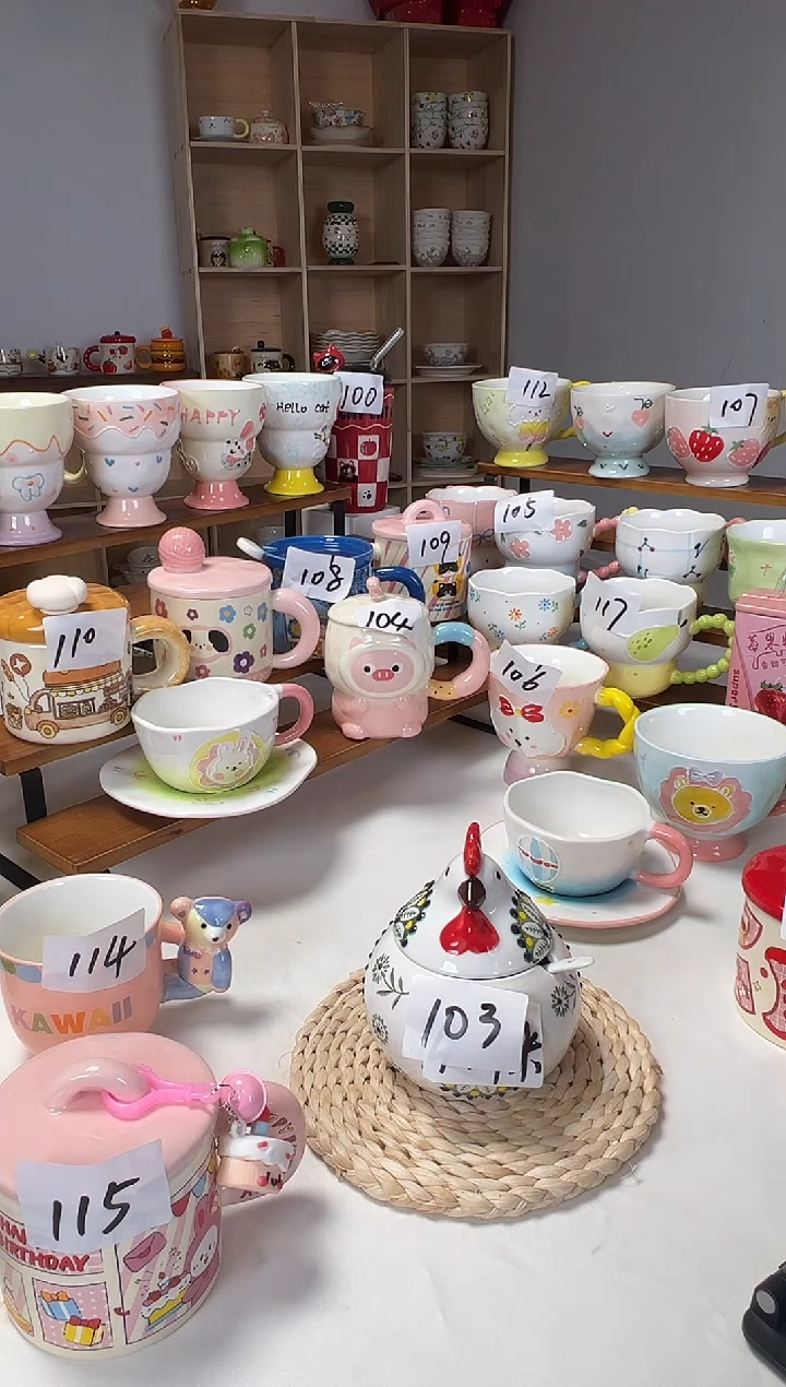 陶瓷无盖款103景德镇楠来北往工厂店