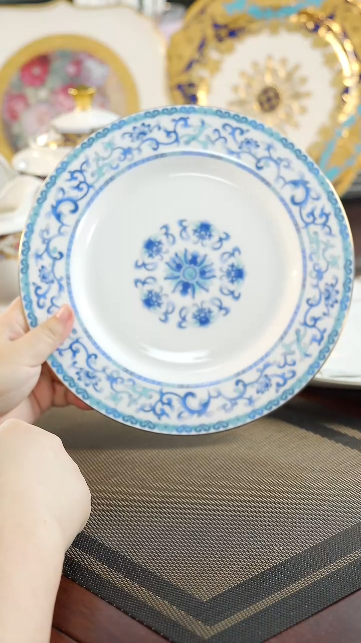 【闪购商品】瓷片10.5英寸平盘  福利价微瑕