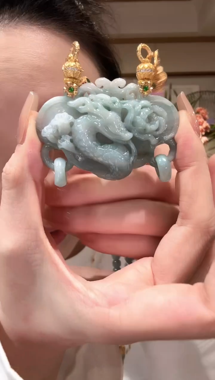 【闪购商品】翡翠颈饰未镶嵌国风