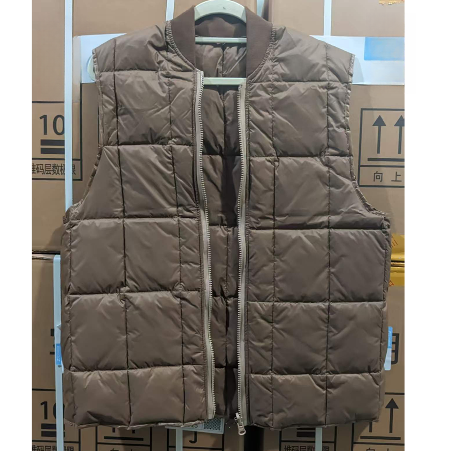 男女款休闲百搭可当羽绒内胆战术双面轻薄加厚冬季羽绒马甲背心