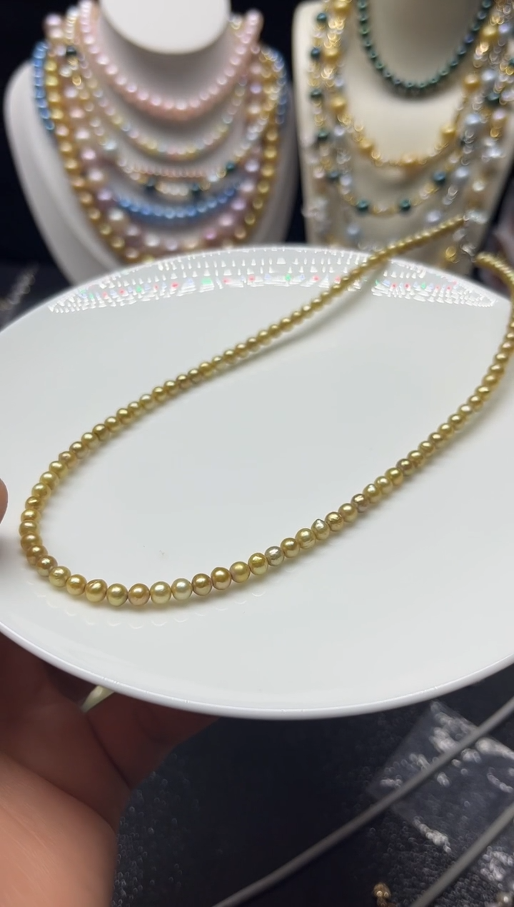 未镶嵌淡水珍珠耳饰多人