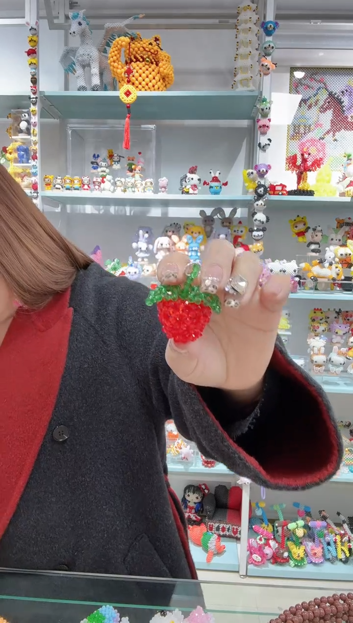 玻璃2504卡4 水晶 苹果 材料包1套