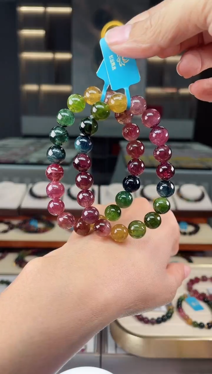 【闪购商品】碧玺单圈手串未镶嵌（多样性发一条）Q