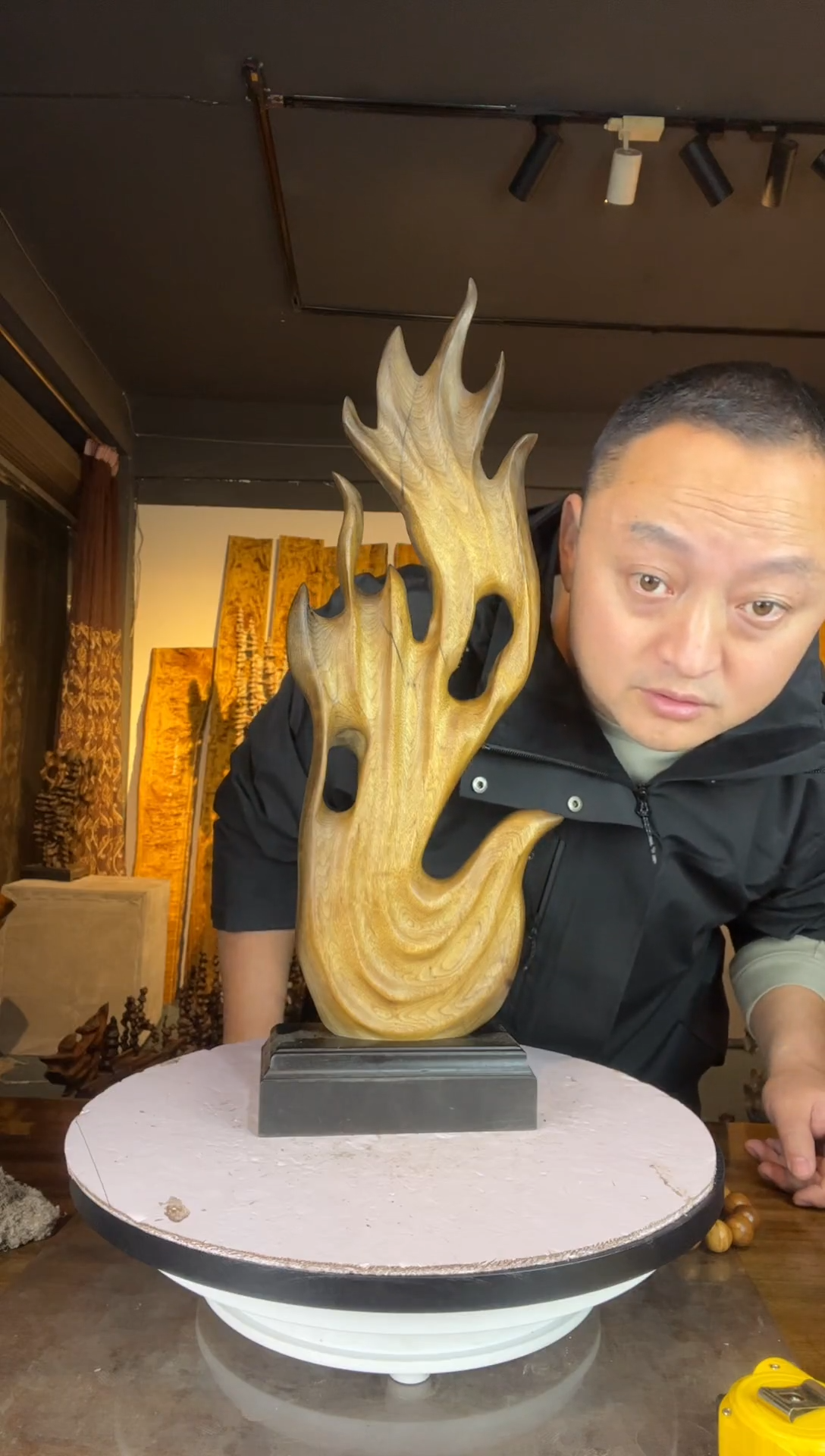 金丝楠?**陈616金丝楠自然随型摆件