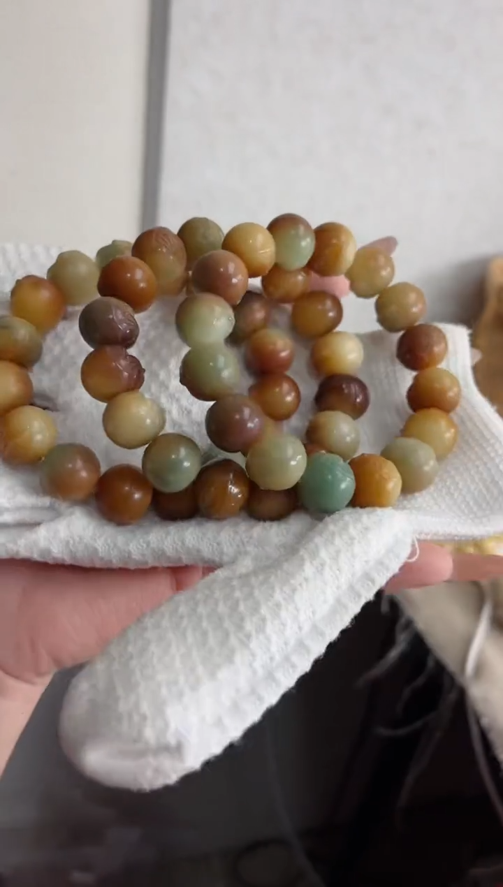 【闪购商品】菩提根/象牙果手串m555玉化叮当猫15mm